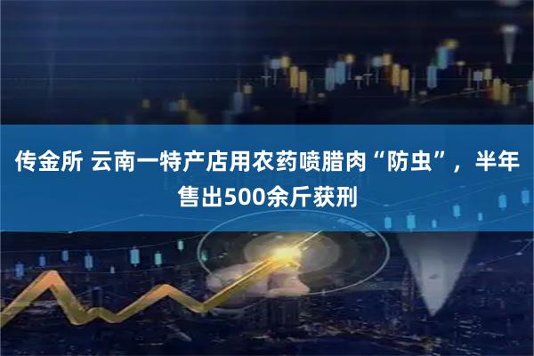 传金所 云南一特产店用农药喷腊肉“防虫”，半年售出500余斤获刑
