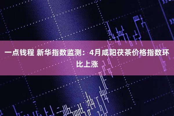 一点钱程 新华指数监测：4月咸阳茯茶价格指数环比上涨